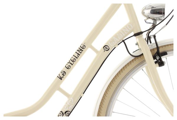 Vélo de ville Femme 28'' KS Cycling Casino Shimano Nexus 3V beige
