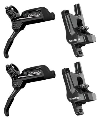 Pair of LEVEL T discless brakes Black