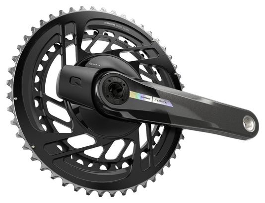 Sensor de potencia Platos y bielas Sram Force D2 DUB 50-37 Dientes 2x12V Negro (Sin caja)