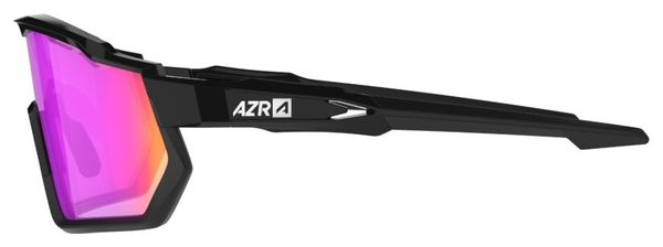 AZR Pro Race RX Set Pantalla Negra Rosa + Pantalla Transparente