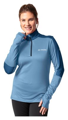 Donna Vaude Livigno Halfzip II Polare Blu