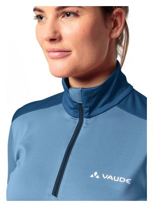 Donna Vaude Livigno Halfzip II Polare Blu