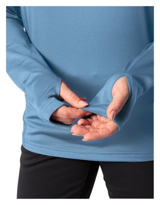 Donna Vaude Livigno Halfzip II Polare Blu