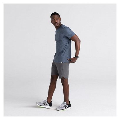 Short Saxx Gainmaker 2-en-1 7'' Gris Homme
