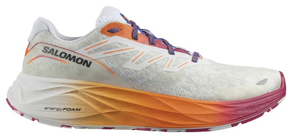 Salomon Aero Glide 2 Running Shoes White Orange Violet Uomo
