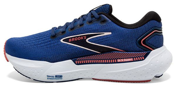 Chaussures Running Brooks Glycerin GTS 21 Bleu Rose Femme