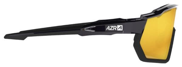 Gafas AZR Pro Race RX Negro Transparente / Oro Lente Hidrófoba