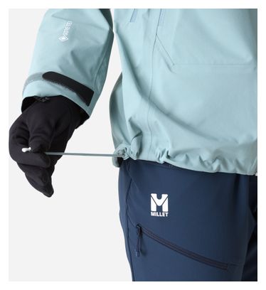 Chaqueta impermeable Millet Kamet Gore-Tex azul para mujer