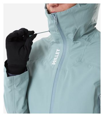 Chaqueta impermeable Millet Kamet Gore-Tex azul para mujer