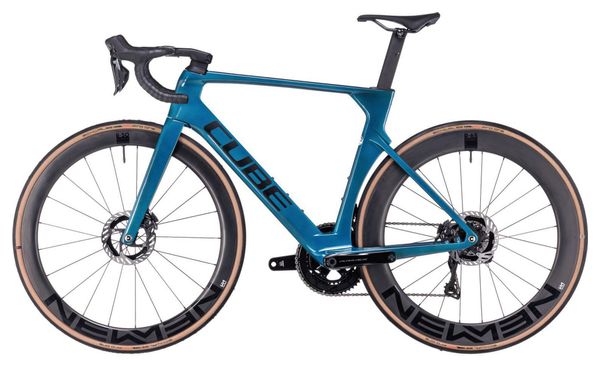 Cube Litening Aero C:68X SLT Bicicleta de carretera Shimano Dura-Ace Di2 12S 700 mm Prizm Azul Teal 2024