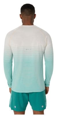 Maglia a maniche lunghe Asics Seamless Beige/Verde Uomo