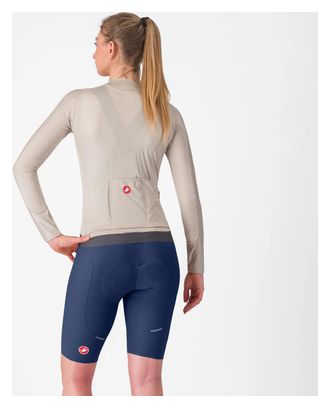 Culotte con tirantes Castelli Espresso Azul DT para mujer