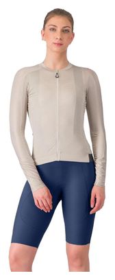 Culotte con tirantes Castelli Espresso Azul DT para mujer