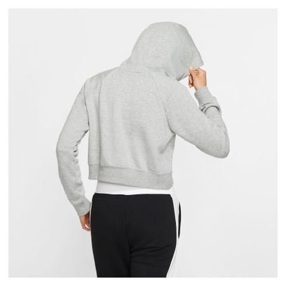 Nike Sportswear Essential Dk Gray / White Hoodie Women