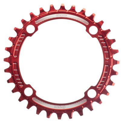 Hope Retainer 104 BCD Narrow Wide Chainring for Shimano 12S Drivetrains Red