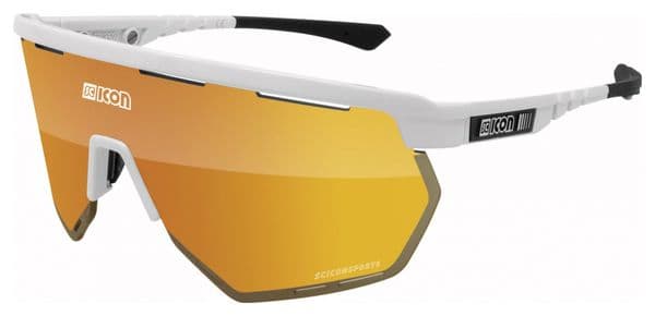 Scicon Sports Aerowing Lunettes De Soleil De Performance Sportive (Scnpp Multimireur Bronze/Luminosité Blanche)