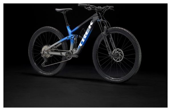 VTT Tout-Suspendu Trek Top Fuel 9.7 Shimano SLX / XT 12V 29'' Bleu / Gris