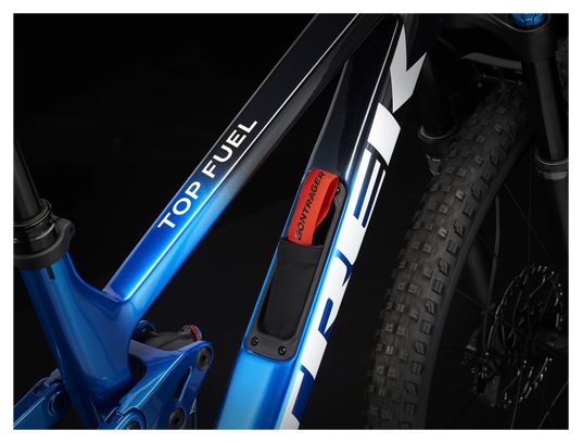 VTT Tout-Suspendu Trek Top Fuel 9.7 Shimano SLX / XT 12V 29'' Bleu / Gris