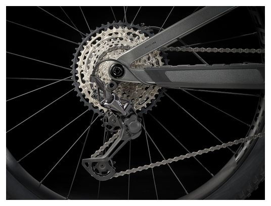 VTT Tout-Suspendu Trek Top Fuel 9.7 Shimano SLX / XT 12V 29'' Bleu / Gris