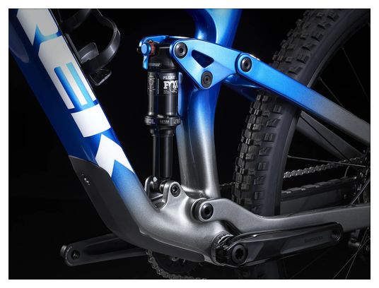 VTT Tout-Suspendu Trek Top Fuel 9.7 Shimano SLX / XT 12V 29'' Bleu / Gris