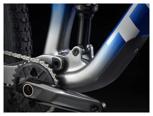 VTT Tout-Suspendu Trek Top Fuel 9.7 Shimano SLX / XT 12V 29'' Bleu / Gris
