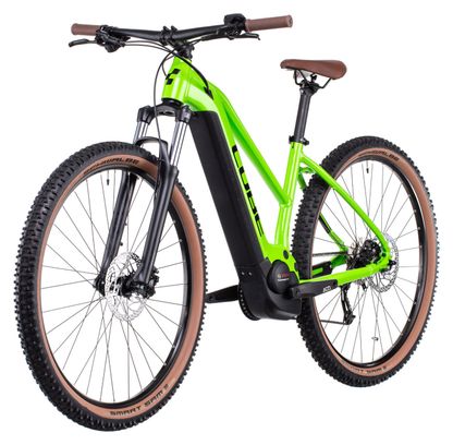 Cube Reaction Hybrid Performance 500 Trapeze Electric Hardtail MTB Shimano Alivio 9S 500 Wh 27.5'' Shiny Apple Green 2022