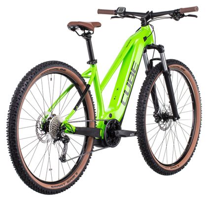 Cube Reaction Hybrid Performance 500 Trapeze Electric Hardtail MTB Shimano Alivio 9S 500 Wh 27.5'' Shiny Apple Green 2022