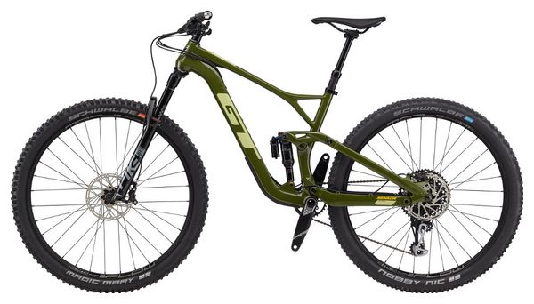 GT Sensor Carbon Expert 29 &#39;&#39; Bicicleta de montaña de suspensión completa Sram NX Eagle 12v Verde oliva 2020