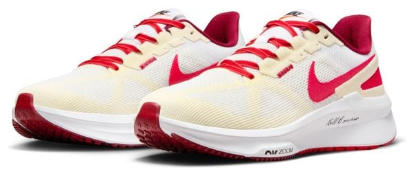 <strong>Nike Air Zoom Structure 25 Premium Zapatillas Running Blanco</strong> Rojo