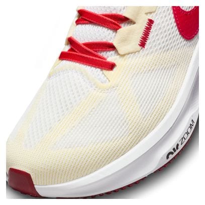 Nike Air Zoom Structure 25 Premium Running Shoes White Red