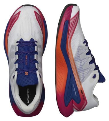 Chaussures Running Salomon DRX Bliss Blanc Orange Bleu Homme