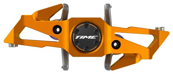 Time Speciale 10 Small Clipless Pedalen Tangerine Orange