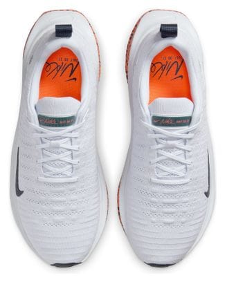 Nike InfinityRN 4 Electric White/Orange Men's Running Shoes