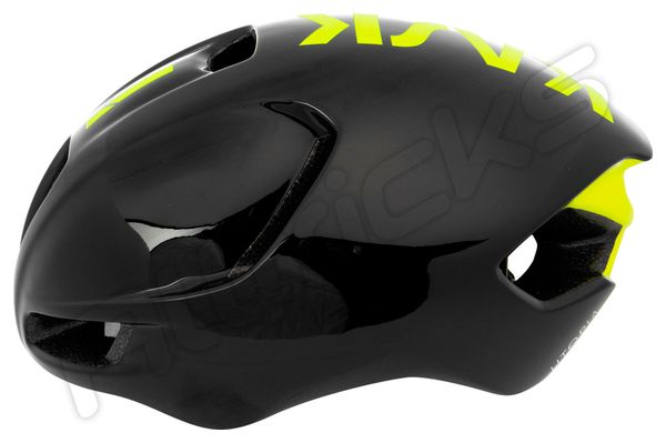 Kask Utopia Aero Helmet Black Neon Yellow | Alltricks.com