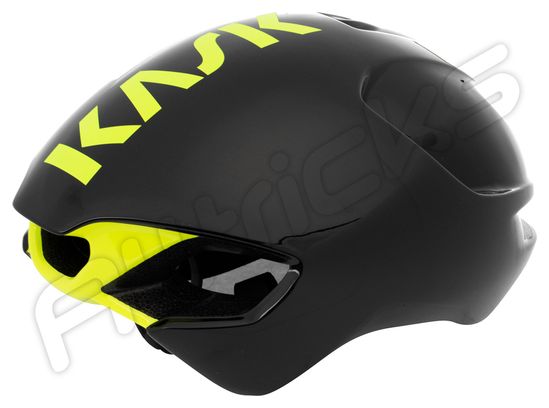 Kask Utopia Aero Helmet Black Neon Yellow | Alltricks.com