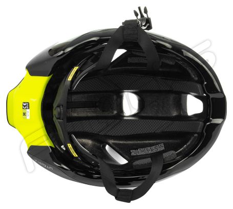 Kask Utopia Aero Helm Zwart Neon Geel