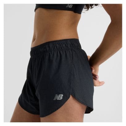 New Balance RC Ultra Light Split Shorts Schwarz Damen