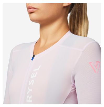 Maillot Manches Courtes Van Rysel Racer 2 Lila Unisexe