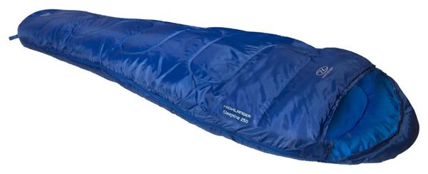 Highlander Sac de couchage momie Sleepline 250 Momie 5°C-Bleu Denim