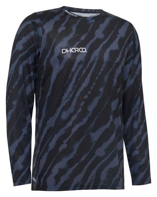 Dharco Race Jet Stream Long Sleeve Jersey Grey/Black