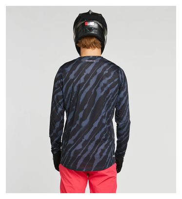 Dharco Race Jet Stream Long Sleeve Jersey Grey/Black