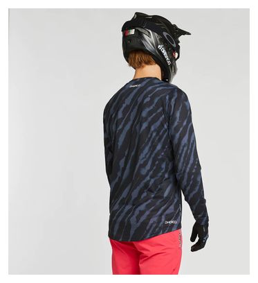 Dharco Race Jet Stream Long Sleeve Jersey Grey/Black