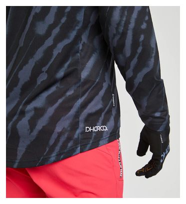 Dharco Race Jet Stream Long Sleeve Jersey Grey/Black