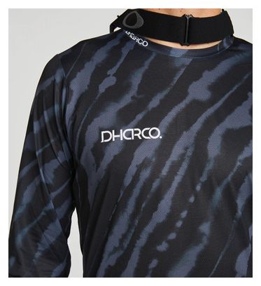 Dharco Race Jet Stream Long Sleeve Jersey Grey/Black
