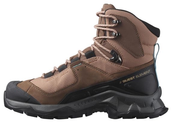 Salomon Quest Element GTX Hiking Shoes Brown / Grey Women's