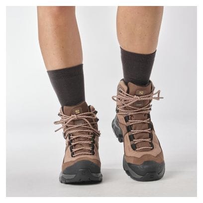 Salomon Quest Element GTX Hiking Shoes Brown / Grey Women's