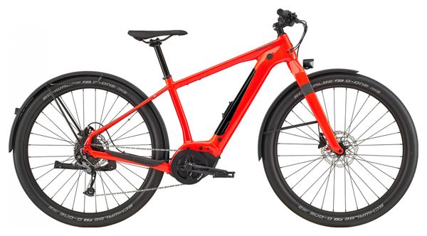 Vélo de Ville Electrique Cannondale 2020 Canvas NEO 2 29'' Shimano Deore 9V Acid Red