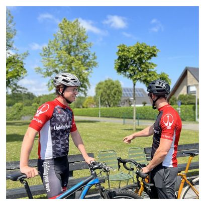 Casque de vélo Route/VTT - Large 55/61cm - Lumière rouge - Hommes/Femmes