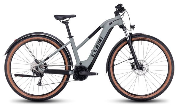 Cube Reaction Hybrid Performance 500 Allroad Trapeze Electric Hardtail MTB Shimano Alivio 9S 500 Wh 29'' Swamp Grey Green 2023