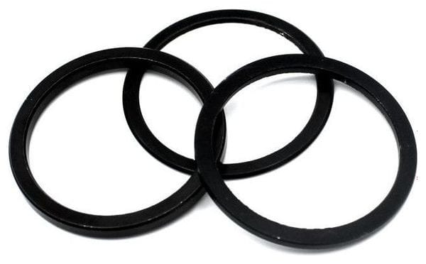 Kit de 3 espaciadores de aluminio BB30 PF30 - Rodamiento negro